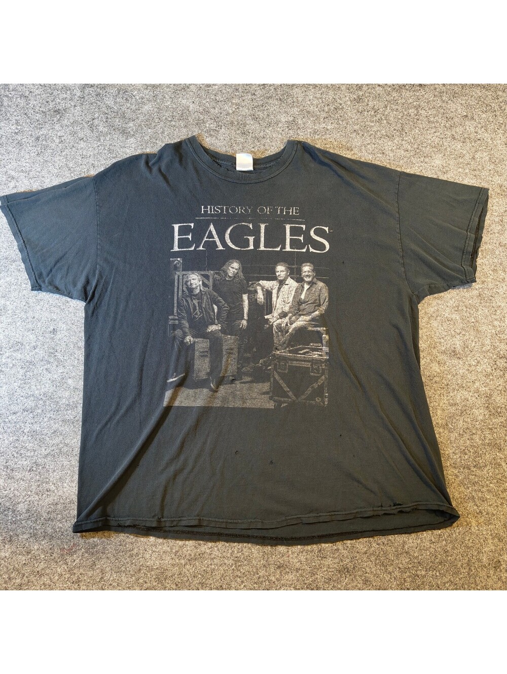 Vintage Eagles Band Tour 2014 History Of The Eagles Concert T-Shirt Mens 2XL